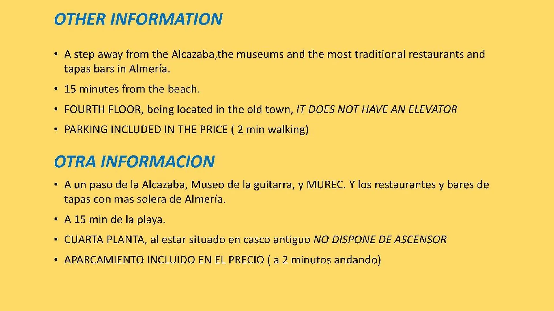 Cathedral - City Center - Free Parking - Climatized Almeria Apartment